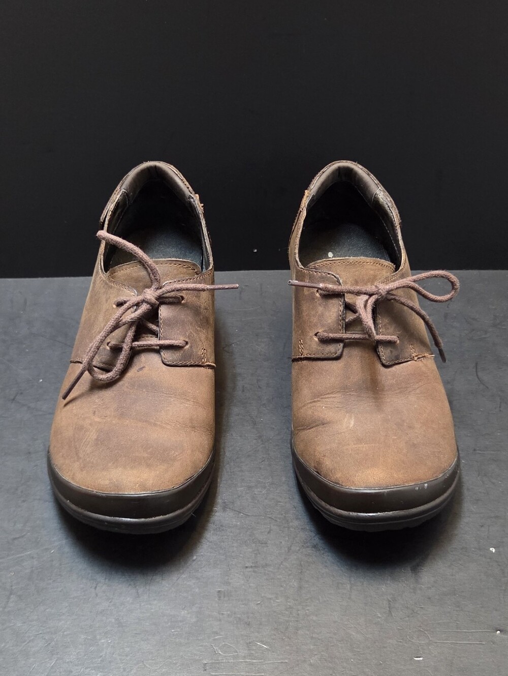 Merrell Veranda Lace Butter Rum Brown Suede Shoes. Women's Size 7.5 J42490. 0219